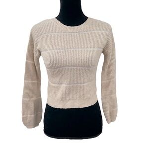 Cream Cropped Sweater